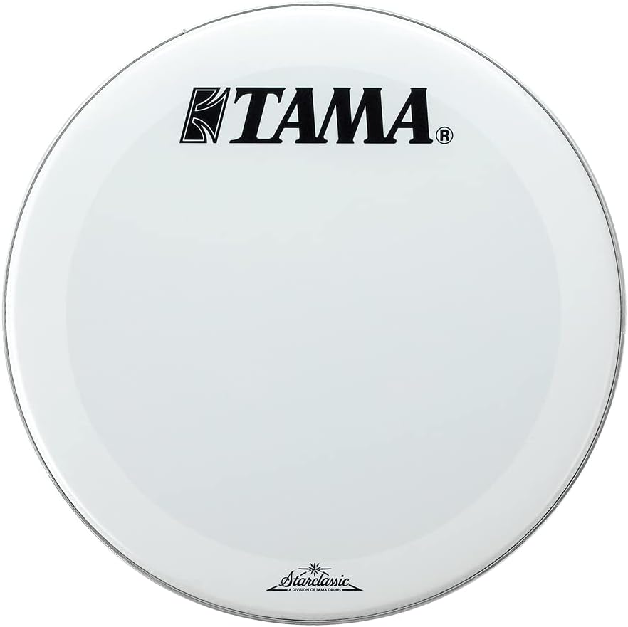 Tama SW22BMTT Bass Drum Resonant Head 22 Inches White with Logo