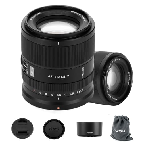 VILTROX 75mm F1.8 EVO Z �}�E���g�����Y �j�R�� �J�����p�A�I�[�g�t�H�[�J�X APS-C �v���C�������Y �j�R�� Z30 Z50 Z50II ZFC Z5 Z5II Z6 Z6II Z6III Z7 Z7II Z8 Z9 ZF ZR 