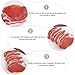 Cabilock Simulated Pork Model 2 Pieces Fake Pork Meat Play Food Toy Realistic Kitchen Pretend Food for Display Photography Prop 4.33X3.14X0.39 Inches