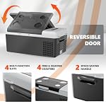 12V Refrigerator 17QT Portable Freezer Electric Cooler - Image 5