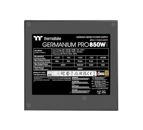 Germanium Pro 750W Power supply | RGB | ATX 3.1 | Gen 5.1 12V-2x6 connection | Ultra-quiet Smart Zero function | 80Plus Gold | Modular - Alimentatore - Immagine 4
