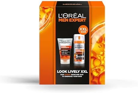 L'Oréal Paris Men Expert Look Lively XL Gift Set for Him, Energising ...