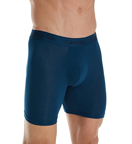 Calvin Klein Men's Underwear Body Modal Boxer Briefs, Fountain, Large