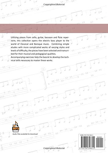 image for Solos for Bass Guitar: Adaptation of Baroque and Classical works