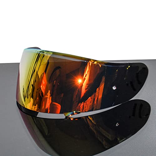 Oz-Usa Red Motorcycle Helmet Visor Pinlock-Ready Tinted Shield Compatible With Cw-1 Rf1100 X-12 Rf Xr X-Spirit 2 Rf-1100 Cw1 X12 Qwest Helmets #TOP11