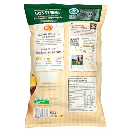 Chips À 'ancienne Nature Lay' Le Sachet De - vue 3