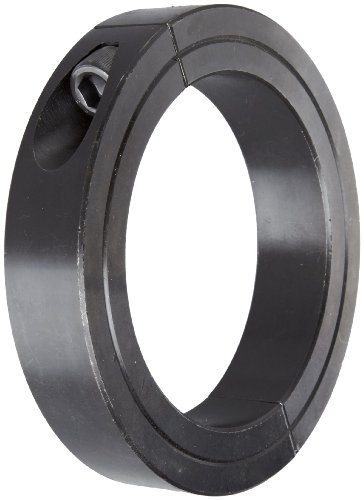 Climax Metal H2C-325 Steel Two-Piece Recessed Screw Clamping Collar, Black Oxide Plating, 3 1/4