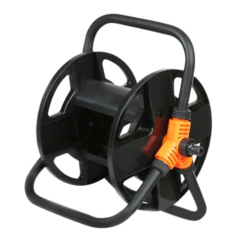 ガーデンホースリールカート 水道管収納ラック 巻き取り機 農業用 園芸 洗車 収納 業務用 ガーデニングツール パイプ整理用 シングルアームツール庭洗車散水用 家庭 スタジオ パティオ (style f)