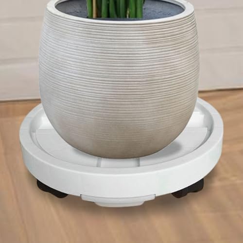 Porte-Pot De Fleurs À Roulettes Plateau De Base À Roulettes Pour Pot De – vue 3