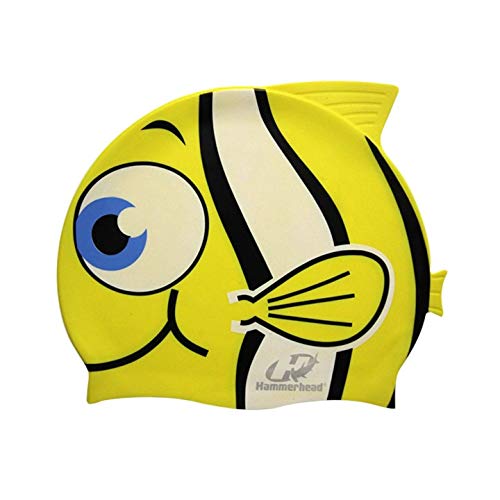Touca Silicone Kids Hammerhead Unissex Peixinho Amarelo Único