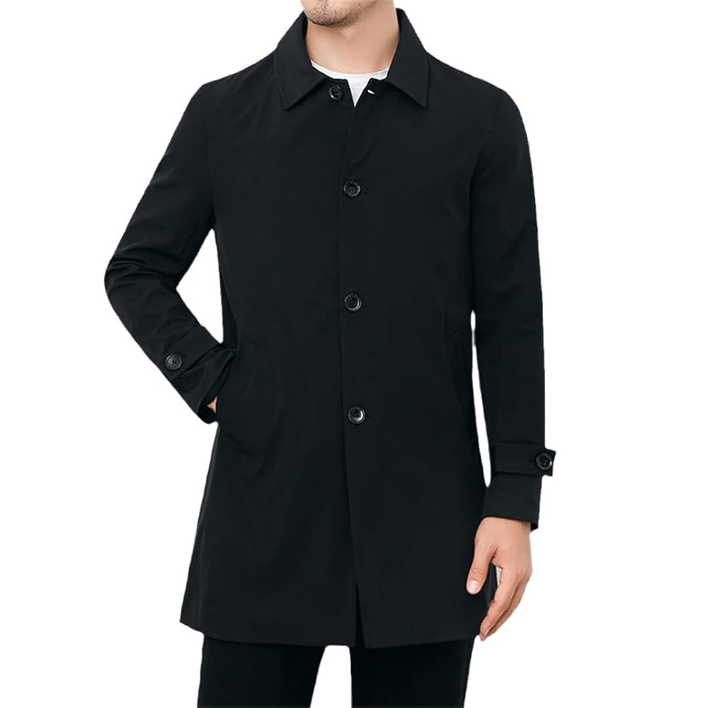Generic Spring Autumn Men Long Coat Windbreaker Casual Loose