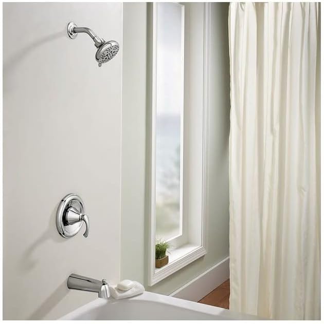 Moen 82876 One-Handle Posi-Temp Tub/Shower Faucet, Chrome
