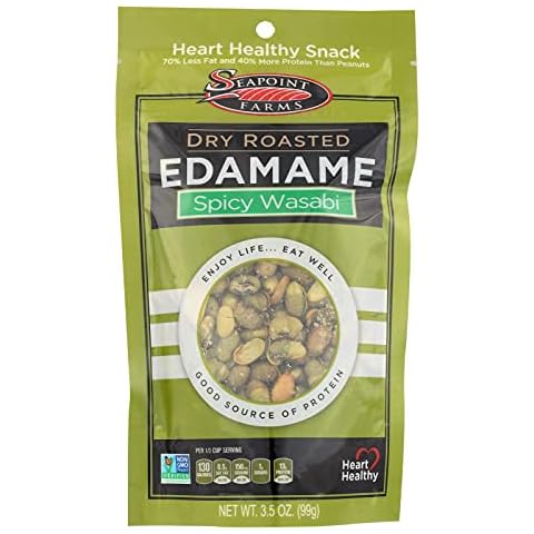 SeaPoint Farms - Edamame Dry Roasted Spicy Wasabi - 3.5 oz. Cover