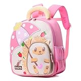 IMPERMÉABLE ET FACILE À NETTOYER: le sac maternelle filles est fabriqué en tissu Oxford haute densité, offre une fonctionnalité imperméable tout en étant robuste, durable et facile à nettoyer