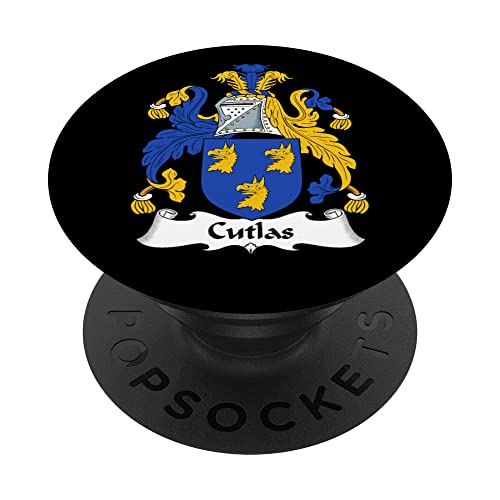 Cutlas Coat of Arms - Family Crest PopSockets Swappable PopGrip