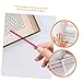 TEHAUX 6sets Colored Transparent Highlighter Tape Removable Page Tabs for Easy Annotation and Organization for Students and Office Use
