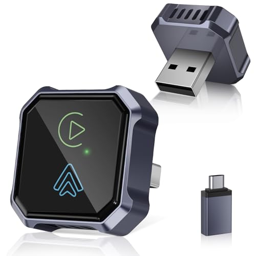 Carplay sans fil et Android Auto double adaptateur pour supprimer les câbles