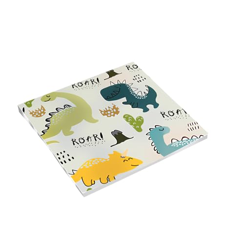 HDBHBH 20 Pcs Dinosaur Paper Napkins, 33x33cm Disposable Cocktail Napkins, Dino Party Supplies for Kids Boys Themed Birthday Decorations, Lunch Napkins for Wedding Decoupage (Dinosaur-1)