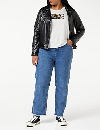 Pepe Jeans Caitlin, T-Shirt Donna, Bianco