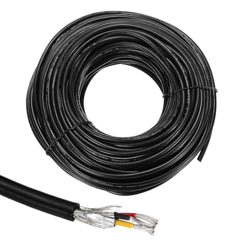 Câble blindé UL2464 haute performance avec double isolation PVC 3 conducteurs 22AWG