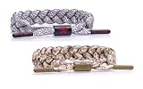 Rastaclat Original Braided Asphalt & Desert Camo Adjustable Bracelets for Men & Women of All Ages | 2 Pack (Medium/Large)