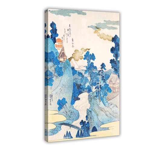 Toile Mont Fuji Utagawa Kuniyoshi 30x45cm, idée cadeau originale pour fan du Japon
