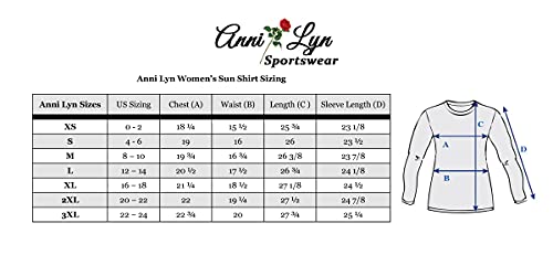 Anni Lyn Sportswear AL-40100 Women'S Ventilated Long Sleeve Sun Shirt thumb #7
