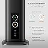 Airversa Waterless Diffuser, Smart Tower Diffuser with App Control, Cold Air Scent Diffuser Oil Machine for Homes Offices Hotels, 300mL Capacity, Up to 1500 sq ft, DC-12V/1A Plug, RDX Black Kit