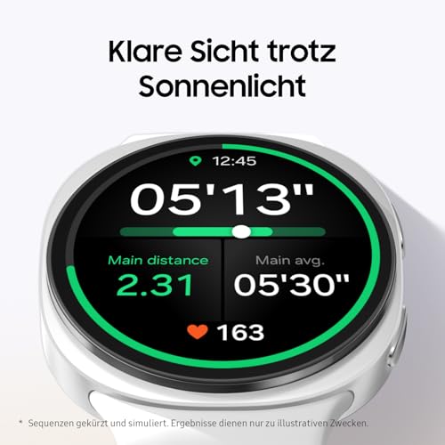 Samsung Galaxy Watch8 Smartwatch mit Galaxy AI, Fitness-Uhr und Fitness-Tracker, Sport Band, Wellness- und Schlaf-Coaching, 40 mm, Bluetooth, Silver, 3 Jahre Herstellergarantie – Bild 5
