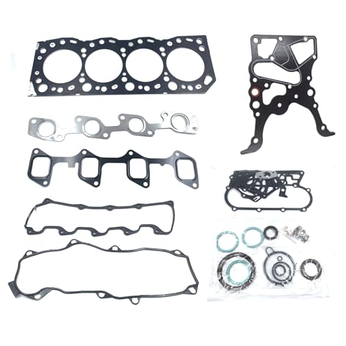 3L Engine Overhaul Rebuild Gasket Kit 04111-54083 04111-54084 04111-54094 Replacement for Toyota 2L 3L 5L HIACE HILUX