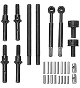 Kit Corrimano In Metallo Per Carrozzeria RC – 6 Pezzi (75/135/150mm) Per Traxxas, Axial, Tamiya – Nero