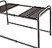 Simple Houseware Under Sink 2 Tier Expandable Heavy Duty Metal Shelf Organizer Rack, Bronze (Expand from 15 to 25 inches)