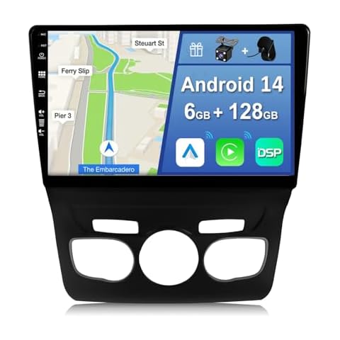 YUNTX Android 14 Car Stereo with CarPlay Cover