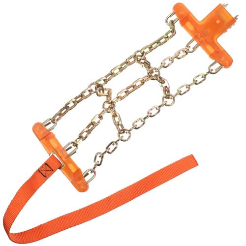POPETPOP Chaînes à Pneus Antidérapantes Universelles pour Voitures, Compatibles Berlines et Suv, Résistantes la Corrosion pour Utilisation sur Neige et Routes Verglacées