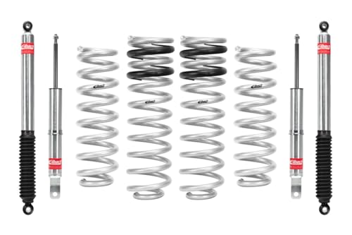Eibach Suspension Lift Kit, PRO-TRUCK-LIFT STAGE 1, 2-1/4 in Front Lift, 1 in Rear Lift, Shocks/Springs, compatible with Ram Fullsize Truck 2015-18, Kit