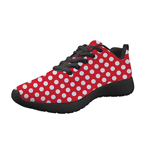 Dellukee 2019 Fashion Running Shoes Women Black Casual Non Slip Wide Width Sneakers2