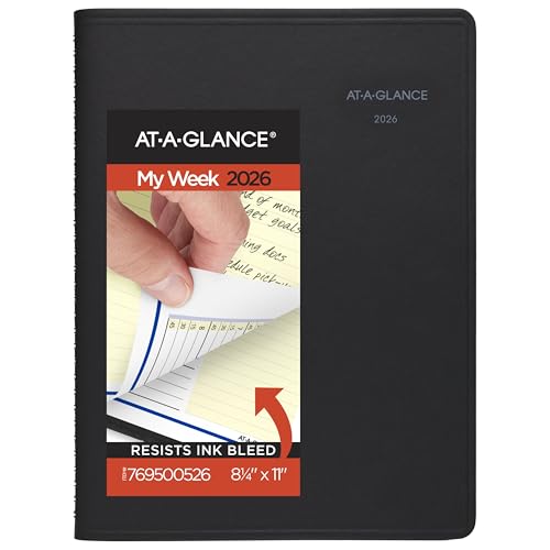 AT-A-GLANCE 2026 weekly & monthly appointment planner