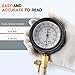 weyleity 0-140PSI Fuel Pressure Gauge Kit | Fuel Injection Pump Pressure Tester Gauge Kit, TU-114 Oil Pressure Tester Tool for Motorcycles Cars Trucks