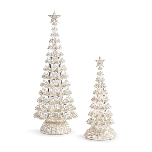 Arbre pailleté acrylique transparent haut de gamme collection Noël - 3