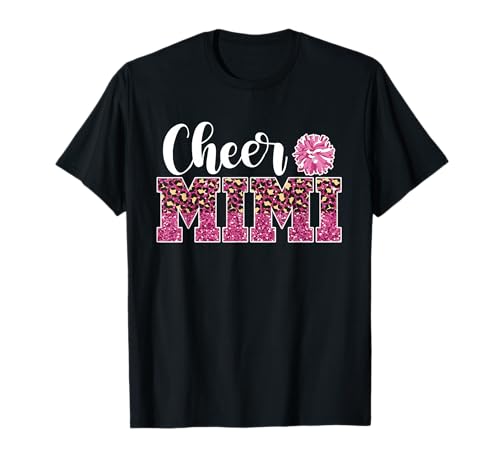 Cute Cheer Mimi Of A Cheerleader Mimi Grandma T-Shirt
