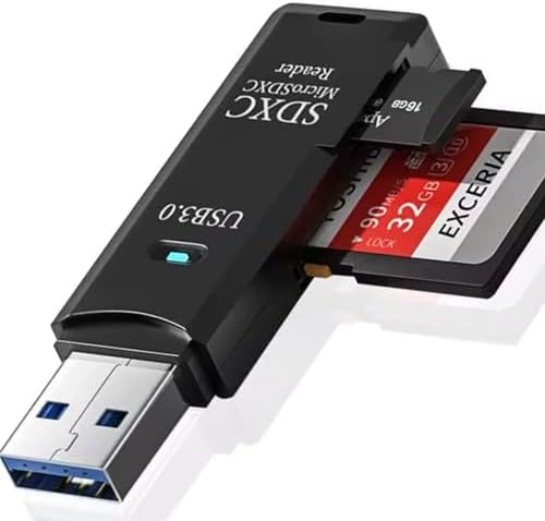 Lector de Tarjetas SD/Micro SD 3.0 - Adaptador USB Pendrive Card ...