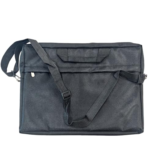 MHCYX Bolsa de hombro para laptop, bolsa de computadora de 17 pulgadas compatible con MacBook Pro 16, HP, Lenovo, Dell, Asus Notebook, bolsa de mensajero abierta lateral con 1 bolsillo con cremallera
