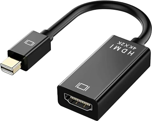 ANAMI Mini DisplayPort HDMI Thunderbolt Mini fBXvC|[g to HDMIϊA_v^ mini dp hdmiϊ P[uHP bLRlN^ 𑜓x 4K 1080P Iׂ (4KΉ 25C