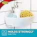 Command Bath Corner Caddy, Clear Frosted, 7.5 lb. Capacity, 1-Caddy, 4-Water-Resistant Strips, Organize Damage-Free