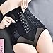 tuduoms Women’s Shapewear Seamless Tummy Control Briefs Corset Waist Trainer Panties Postpartum Girdle Body Shaper Shorts A-Black