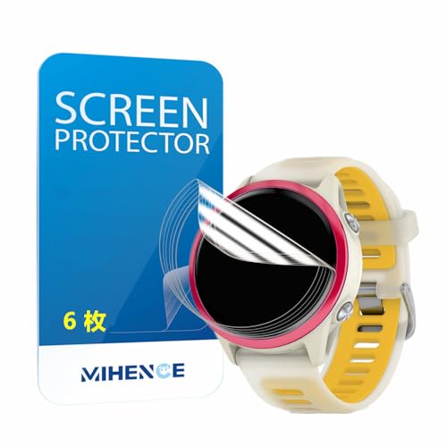 Mihence یtBƌ݊̂ Garmin Forerunner 570-42mm X}[gEHb`, HD GbWSJo[ TPU یtBȖʐp [6]