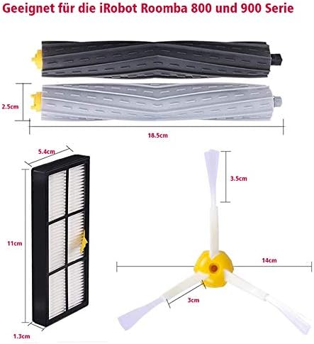 Rebirthcare Accessory Parts Kit for iRobot Roomba Series 800 900 850 860 861 865 866 870 871 875 876 880 886 890 891 895 896 960 965 966 970 970 970 960 38 32 4 975 976 980 981 Filter Replacement - Image 4