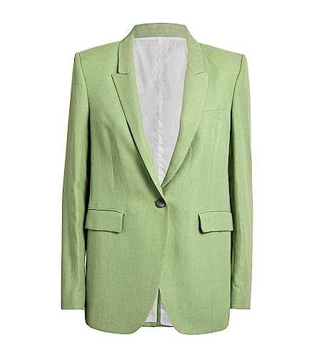 Blazer femme un bouton chic et veste de costume cintrée pour le bureau