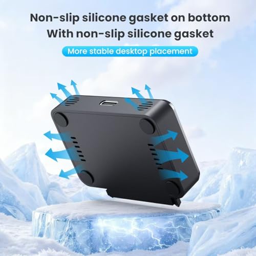 Caja externa para disco duro M.2 NVMe/NGFF y SATA 2.5 pulg. miniatura 6