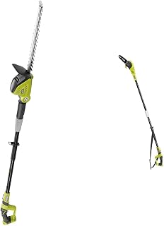 One+18V Opt1845 Pole Cordless Hedge Trimmer, 45 cm Blade (Body Only), OPT1845, 18V & Chain Pruner on One+ Pole, 18 V OPP1820 Black/Green